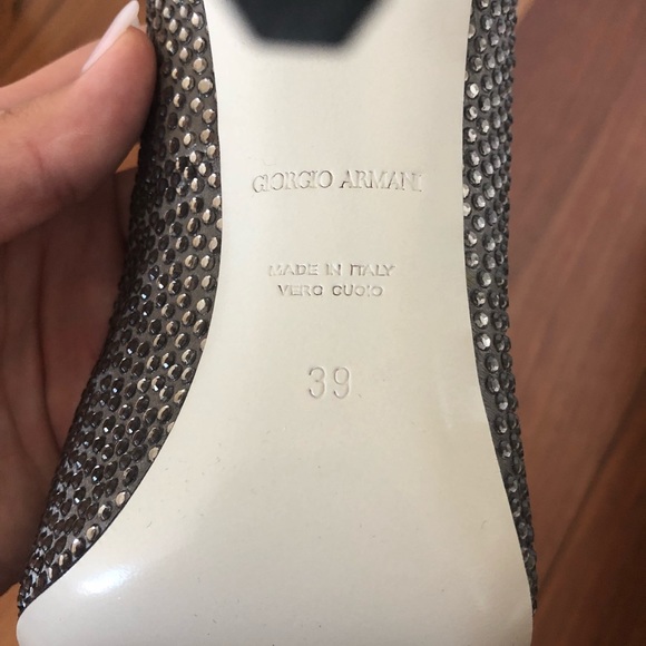 Giorgio Armani Crystal Satin Pump - Picture 7 of 8